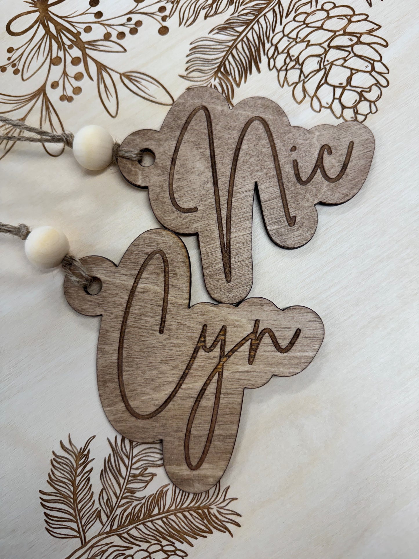 stocking - gift tags!