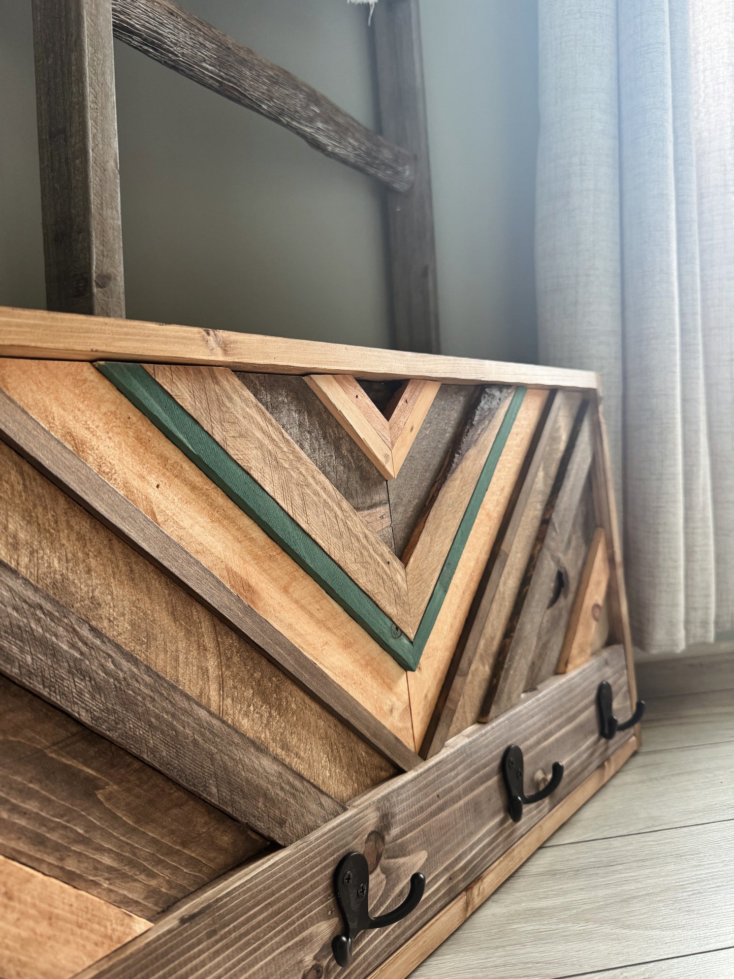 Mosaic coat rack !
