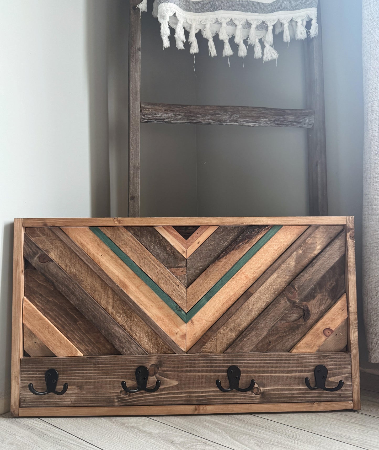 Mosaic coat rack !