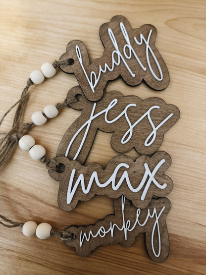 stocking - gift tags!