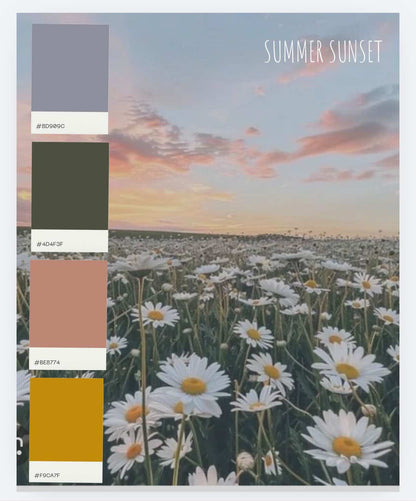 summer sunset - client love