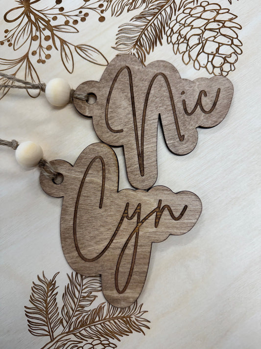 stocking - gift tags!
