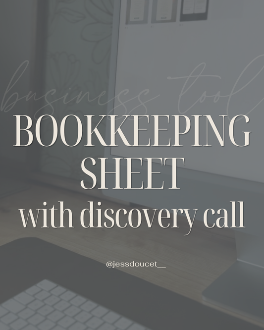 Excel sheet - with discovery call